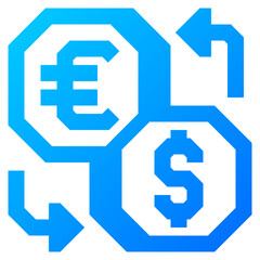 Obraz premium money exchange icon illustration