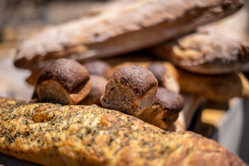 Variety of Homemade Whole Grain Spice Breads