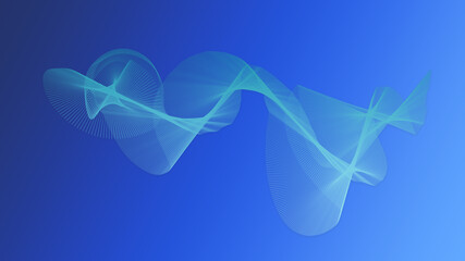 particle wave blue background