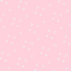 ダークカラー　小花柄　ピンク