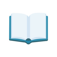 Open book vector. education concept online learning