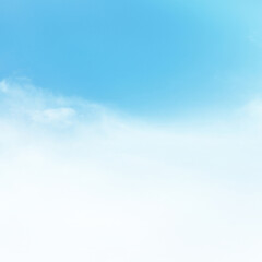 Blue Sky with white cloud and clear abstract. Beautiful air sunlight with clound scape colorful. Blackdrop for wallpaper backdrop background.
