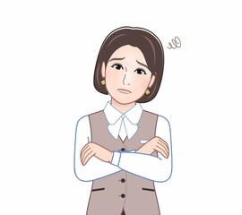 受付担当の女性
