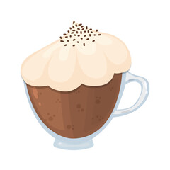 Coffee cup illustration concept dessert vector