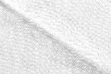 Cloth with soft texture for white grey background