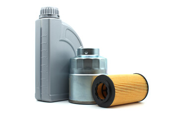 Oil and filter replacing maintenance