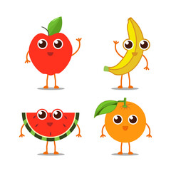 fruit vector set character