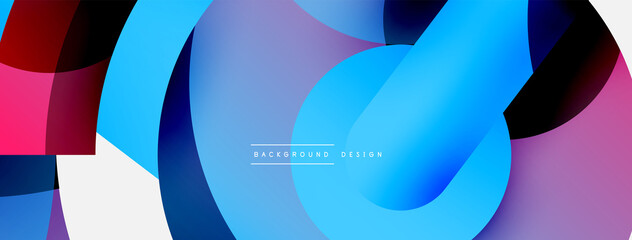 Circle abstract background. Vector illustration for wallpaper banner background card or landing page