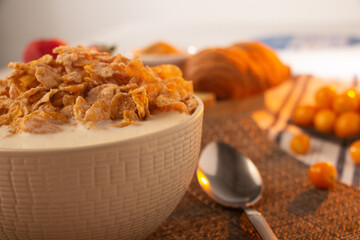 muesli with milk
