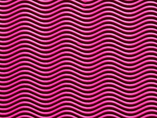 Abstract dark crimson wave texture background. The Texture Of Horizontal Waves Of Red-Burgundy Paper. Relief waves on a detailed paper background. Corrugated Wavy Cardboard Backdrop