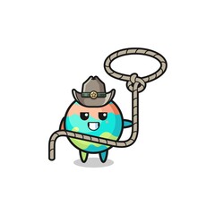 the bath bombs cowboy with lasso rope