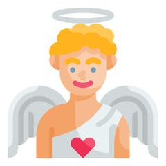 cupid flat icon