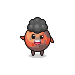 mars character as the afro boy