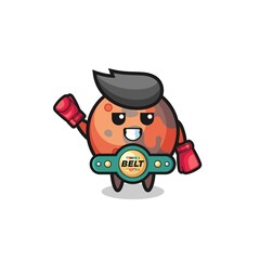 mars boxer mascot character