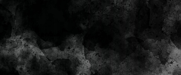 abstract black grunge classic texture of paper background,  Art stylized banner with copy space for text.