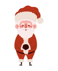 smiling santa claus design