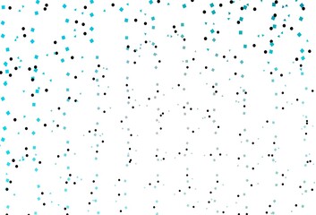 Light BLUE vector cover in polygonal style with circles.