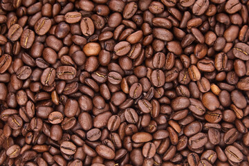 Fototapeta premium roasted coffee beans background