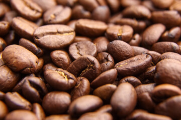 Coffee beans background