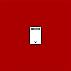 phone with red switch