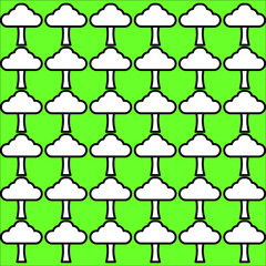ecology tree icon pattern design 