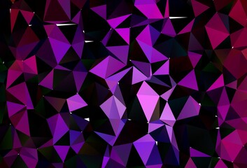 Fototapeta premium Light Purple vector abstract mosaic background.