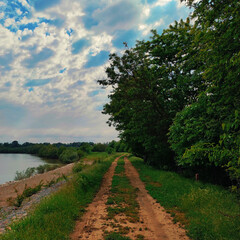 road in the countryside