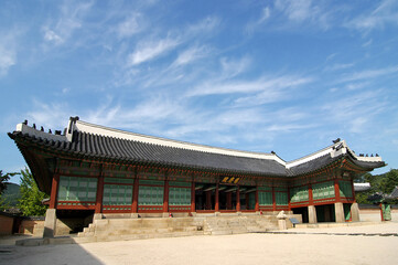 Jagyeongjeon Chamber in Gyeongbokgung Palace - Seoul, Korea (The Chinese character "Jagyeongjeon")