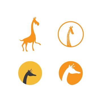 Giraffe logo illustration