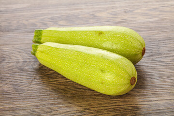 Two Young zucchini for cooking