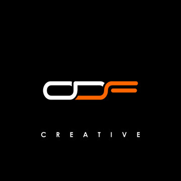 ODF Letter Initial Logo Design Template Vector Illustration
