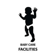 Baby Care Facilities Public Information Sign