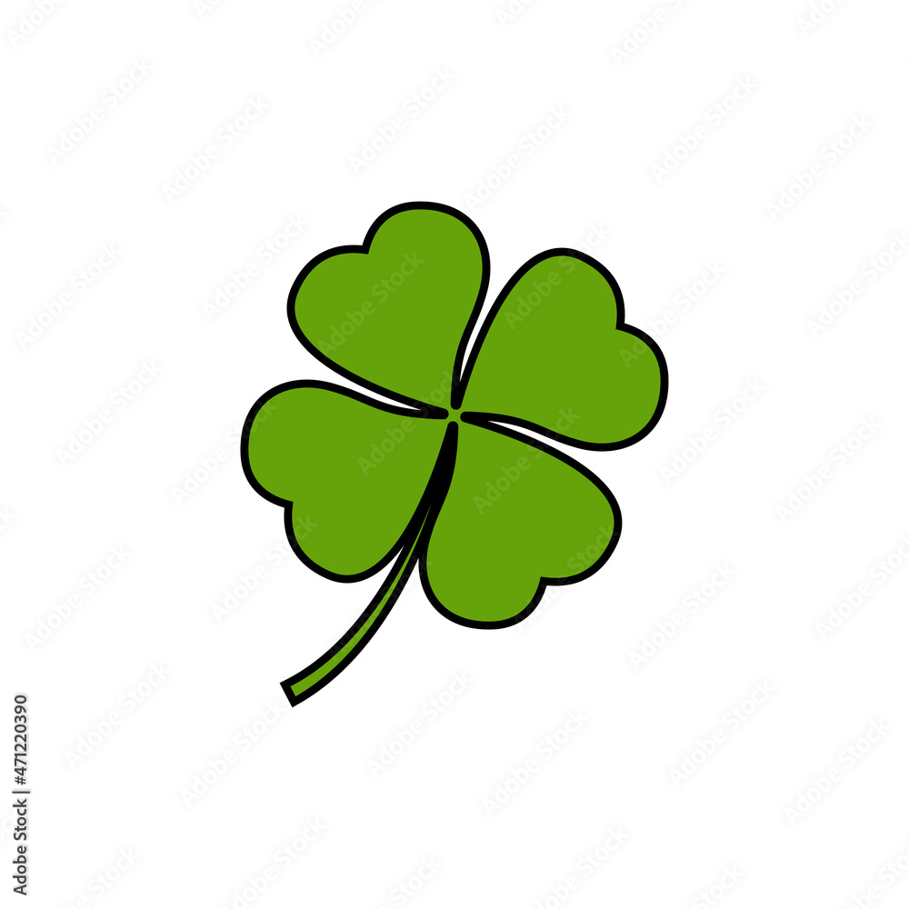 Canvas Prints four leaf clover logo icon design template vector