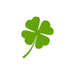 Fototapeta premium four leaf clover logo icon design template vector
