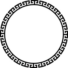 traditioanl greek circular pattern