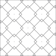 Vector pattern with symmetrical elements . Repeating geometric tiles from striped elements.Monochrome texture.Black and 
white pattern for wallpapers and backgrounds.