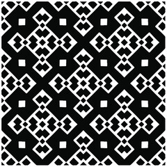 Decorative abstract pattern. Black and white seamless geometric pattern.Pattern for fashion, fabric, apparel dress, textile, background, wallpaper, digital printing.
