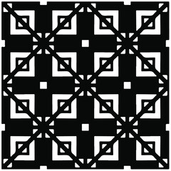 Decorative abstract pattern. Black and white seamless geometric pattern.Pattern for fashion, fabric, apparel dress, textile, background, wallpaper, digital printing.