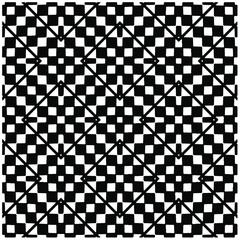 Decorative abstract pattern. Black and white seamless geometric pattern.Pattern for fashion, fabric, apparel dress, textile, background, wallpaper, digital printing.