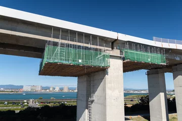 Foto op Plexiglas 橋の工事 © rai