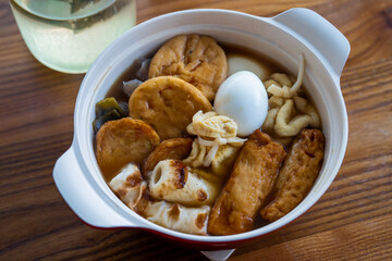 oden meal in a hotpot
