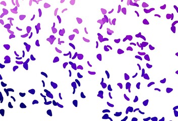 Light Purple vector texture with random forms.