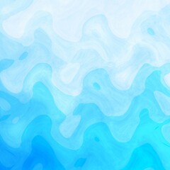 Abstract blue gradient watercolor twisted wave background.