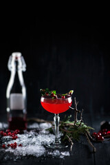 wine bottle and glass of wine