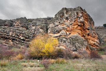 Cañon del rio Dulce. Guadalajara. España. Europa.