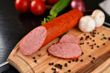sausage on a plate