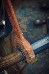 Location of micro hydropower plant on small river before launching