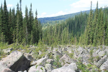 Obraz premium rocky mountain landscape