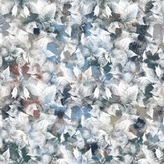 Seamless neutral tan and white distressed grungy motif surface pattern design for print. High quality illustration. Textured textile repeat print swatch. Aged gray dirty elegant abstract illustration.