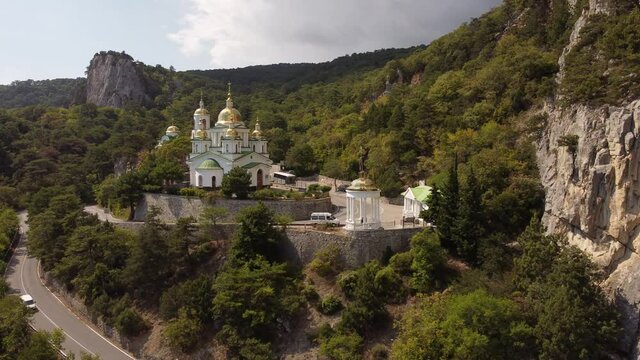 Church of the Holy Archangel Michael in Oreanda, Crimea.